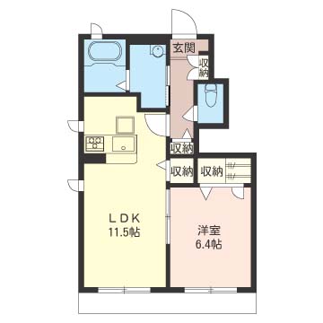 フォレナ　Ⅱ番館101-2