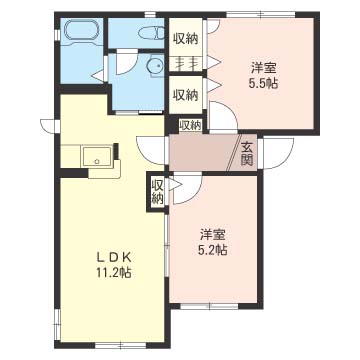 ドミールコトーＤ 101号-16
