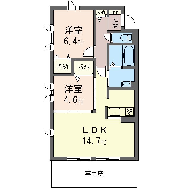 ボー・セジュールⅡ番館105-2