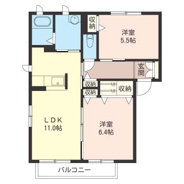 ジュネス弐番館 101号-6