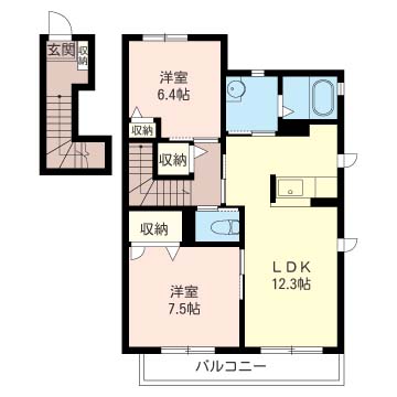 ヴィラ・デ・エスポワールＢ棟 201号-16
