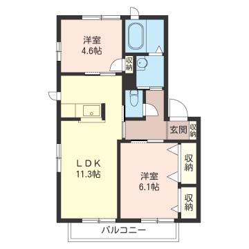 フランボワーズ請西東Ａ棟 202号-16