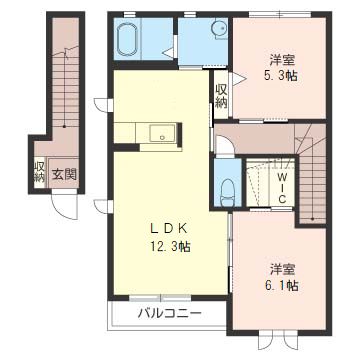 アルカンシエル　Ｄ館201-2