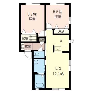 メゾン月ノ木　弐番館 102号-16