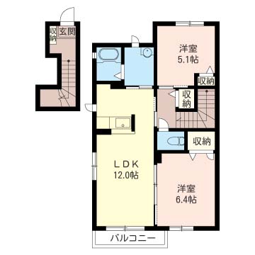 パークサイドヒルズＢ 202号-16