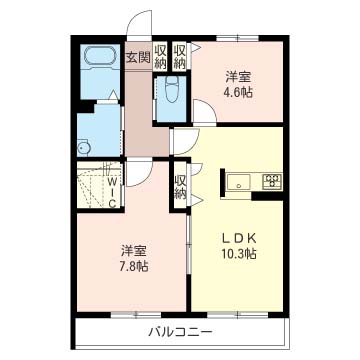 エクレール田中Ⅱ 202号-16