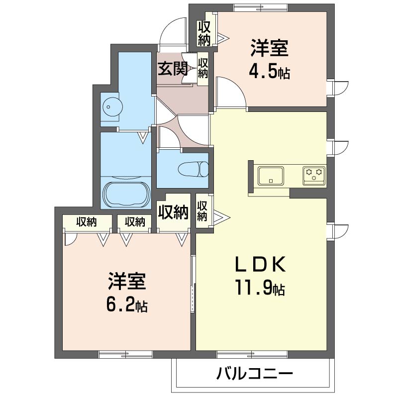 クローバーヒルD 101号-16