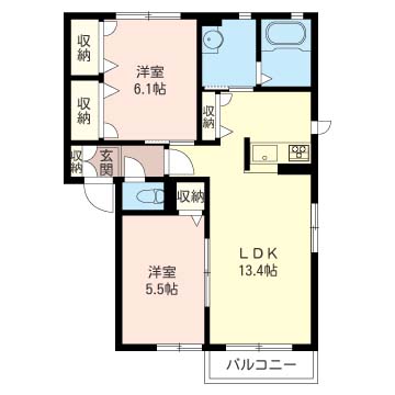 エーデルハイム　Ａ 202号-15
