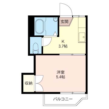 リ－べンハイムＢ 102号-2