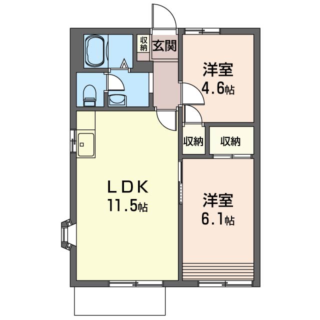 クレッセントハウス 102号-15