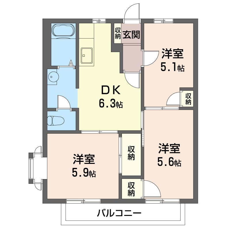 セイオンハイツD 203号-12
