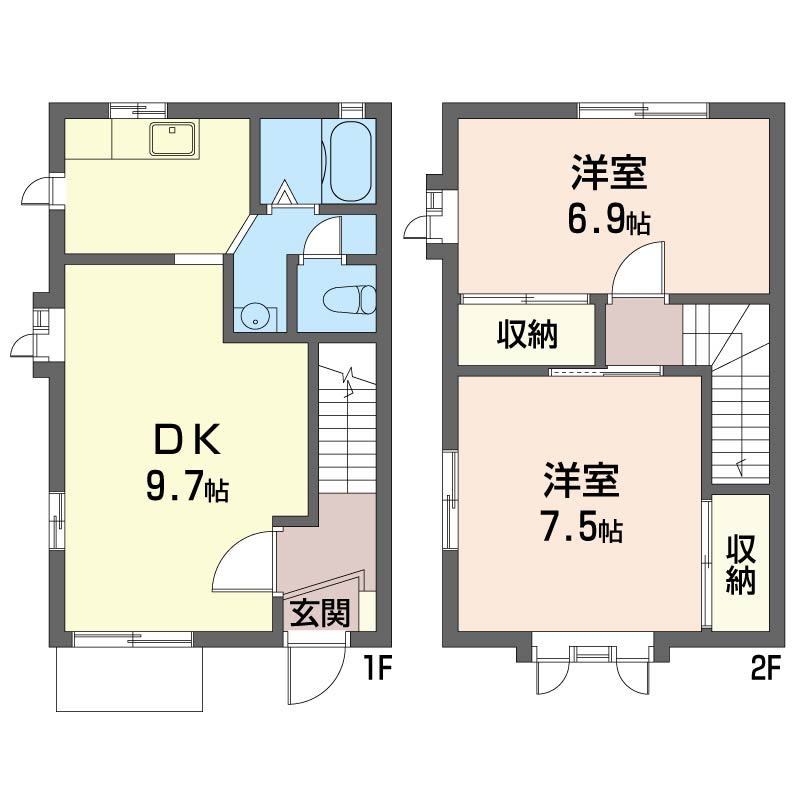 グリーンタウン駒返Ｂ 101号-14