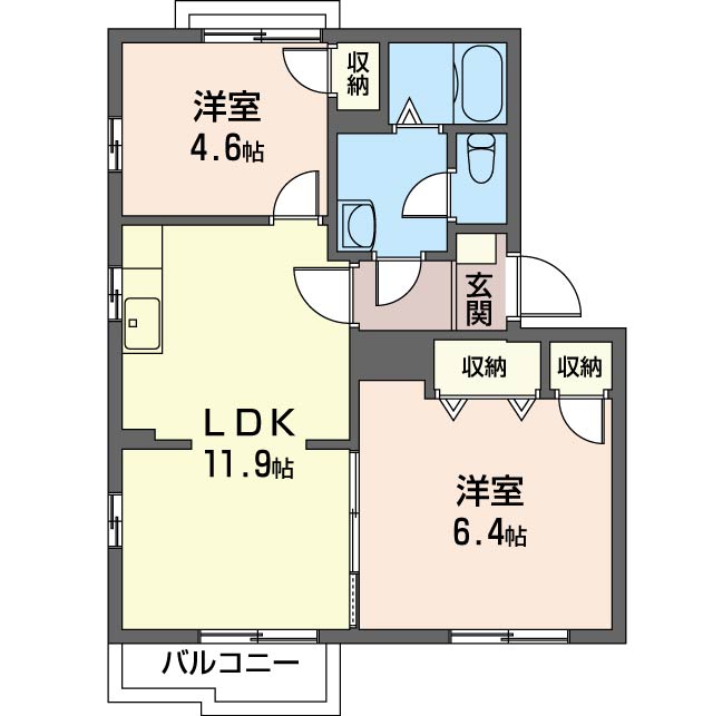 グリーンハイツ蔵波Ａ102-2