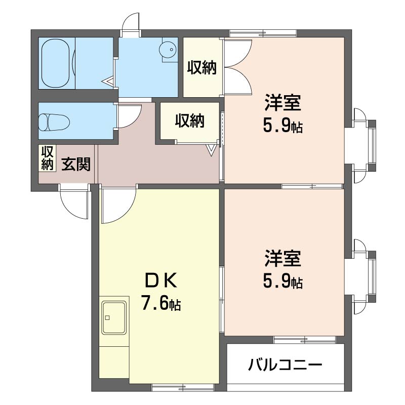 ドミ－ル弐番館 201号-14