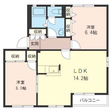ディアスゆりのき台Ａ館 101号-16
