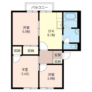 ハイツサンモールⅡ 203号-12