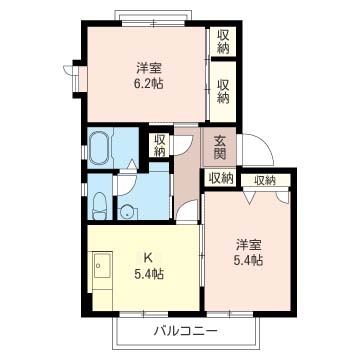クレストコートＤ 202号-16
