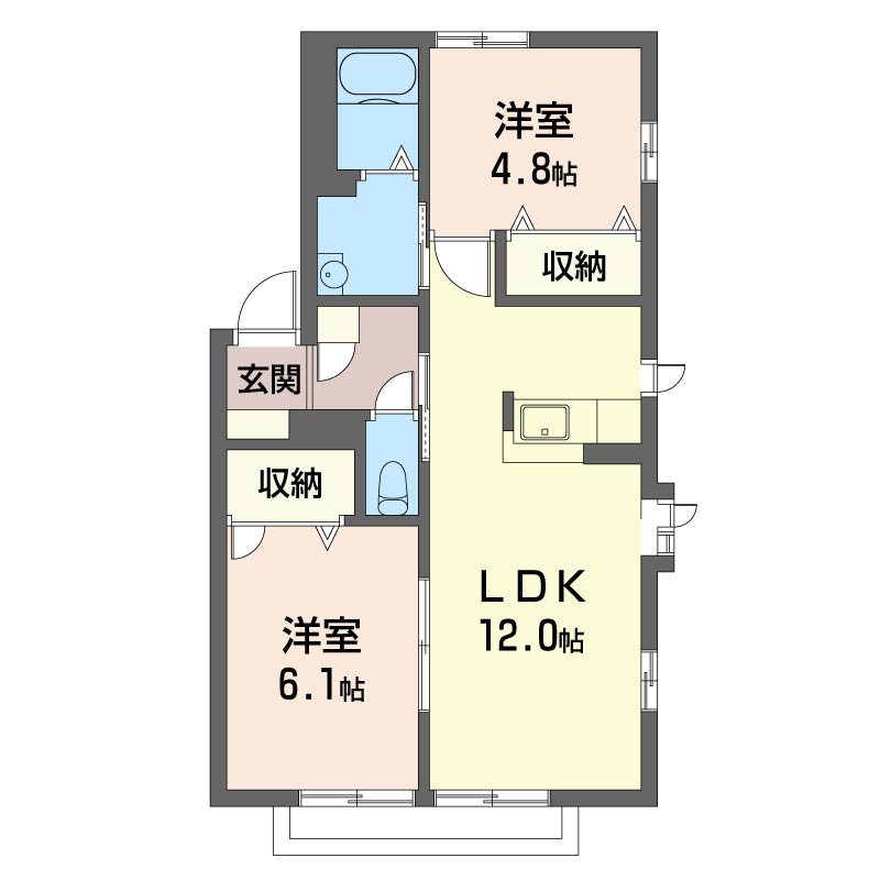 リバーサイドヒル小絹Ａ 202号-4