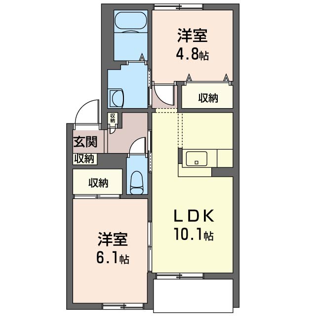 リバーサイドヒル小絹B 202号-16