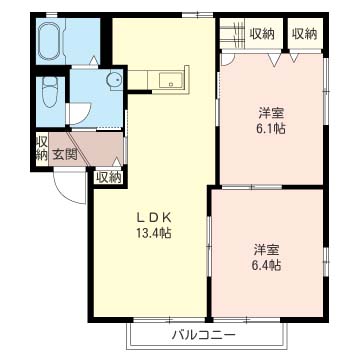 エルメスひたち野C 102号-15
