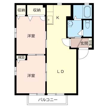 パークサイド絹の台Ｄ101-2