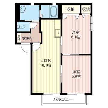 フラットツインＡ 202号-15