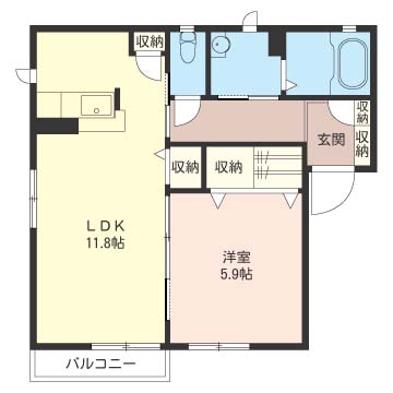 タウンヒル小柴　Ｃ 101号-15