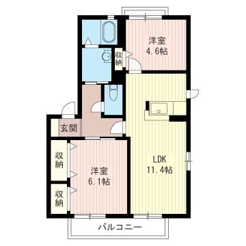 グリーンパーク守谷　弐番館 201号-6