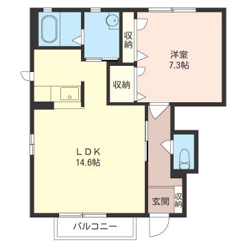 フラットツイン D 101号-4
