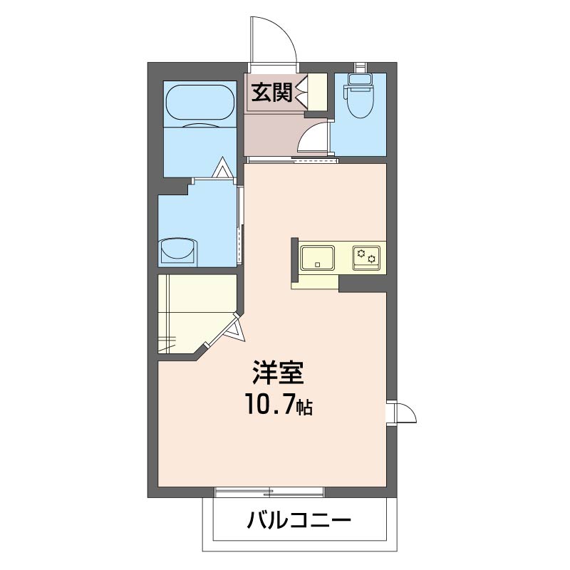 ハッピークローバー B 201号-15