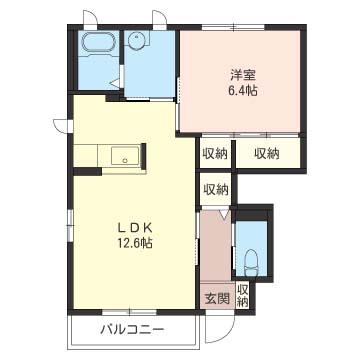 グリーン・ハイツ　Ｇ棟 101号-6