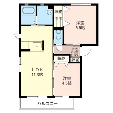 プラテリーア　Ｈ棟101-2
