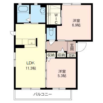 ヴィラ　ボナールＣ201-2