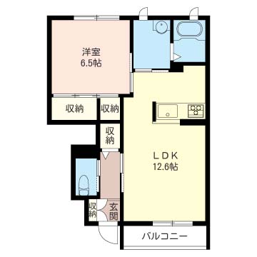 ハニーコートＢ 102号-16