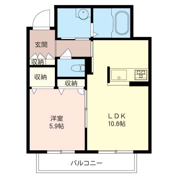 ポルタフィオーレ壱番館 302号-16