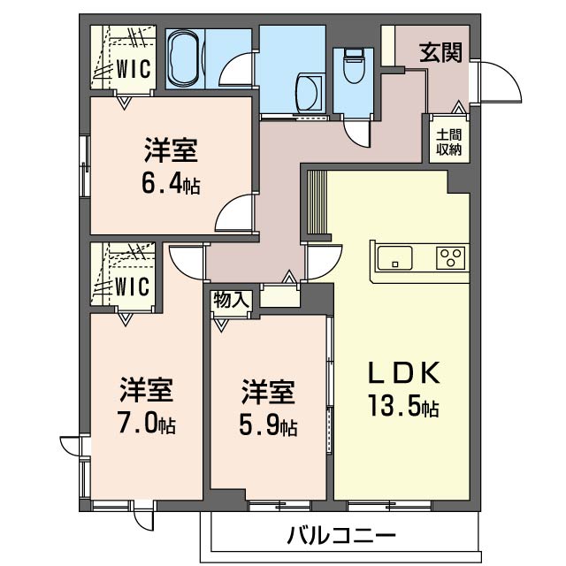 カーサ・フェリーチェさくらの杜202-2