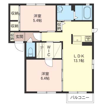 コンフィーノ辰巳台Ⅲ 202号-6