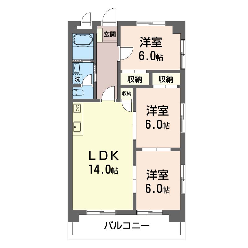サンライフ倉橋 302号-16