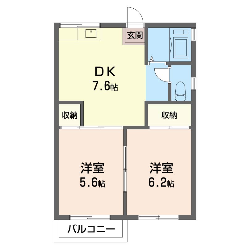 ドウェル若宮 202号-13