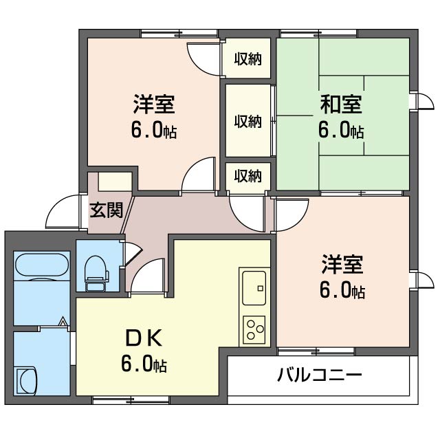 レジデンス八重原Ａ201-2