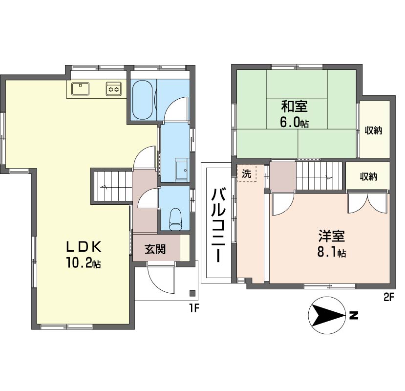 須賀Ⅱ貸家戸建 1号-15