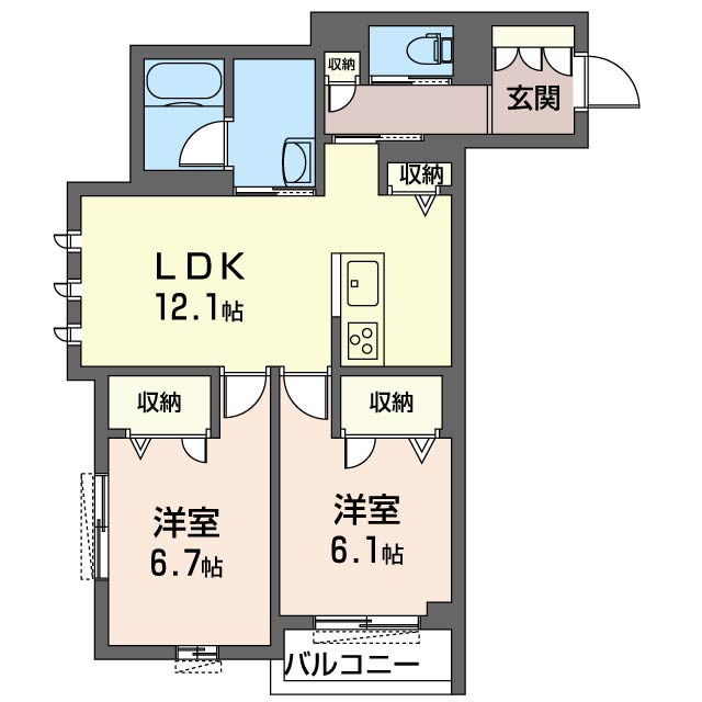 ヴァン・エ・ルミエール 301号-16