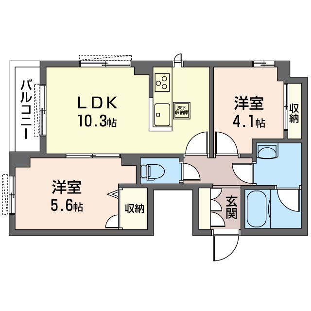 コンフォール香取 102号-16