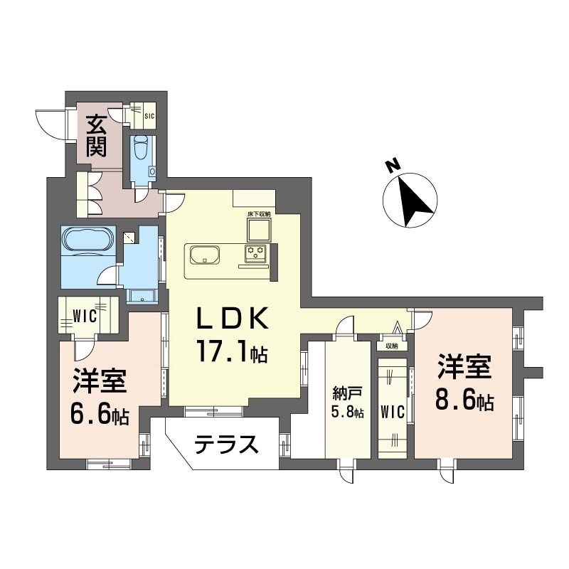 リラグラッド　ヴィラ　南八幡 105号-16