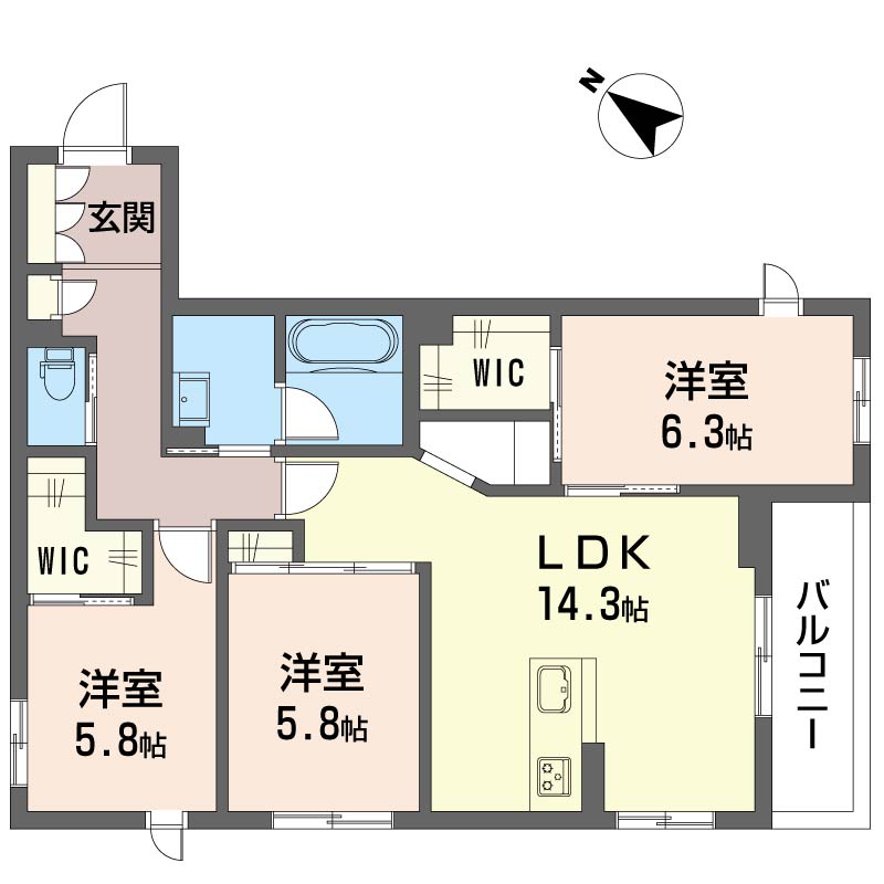 ＮレジデンスⅠ 303号-15