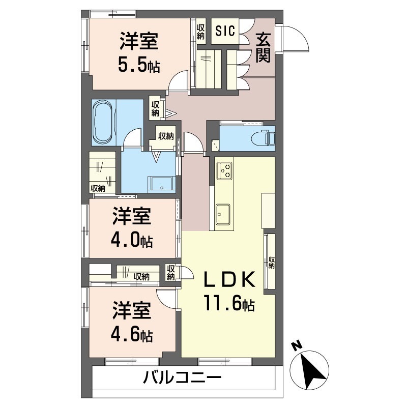 グランデアルベロ南八幡 301号-15
