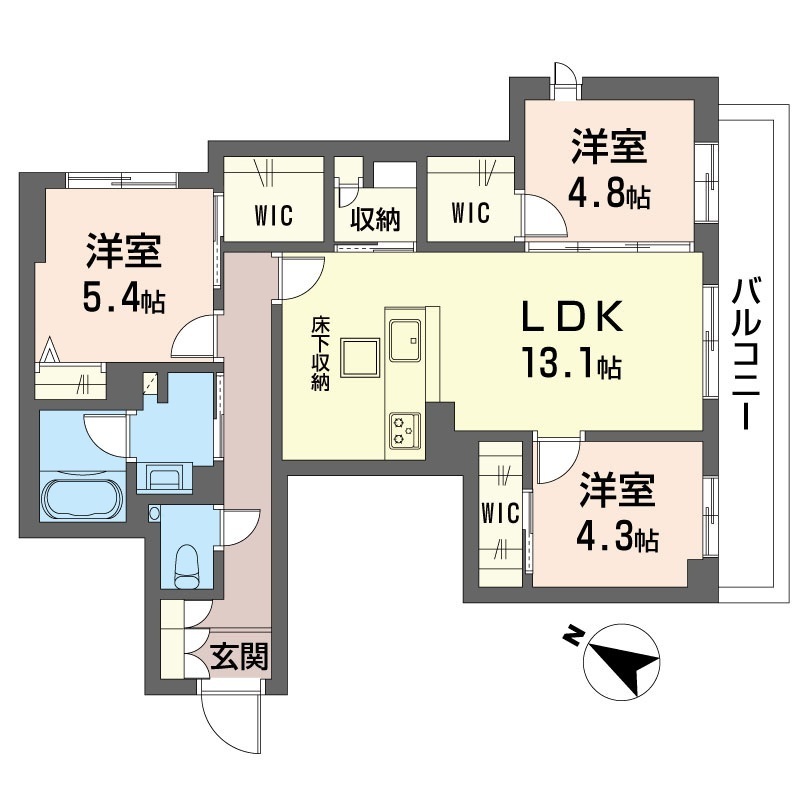 デルフィ淕番館 102号-15