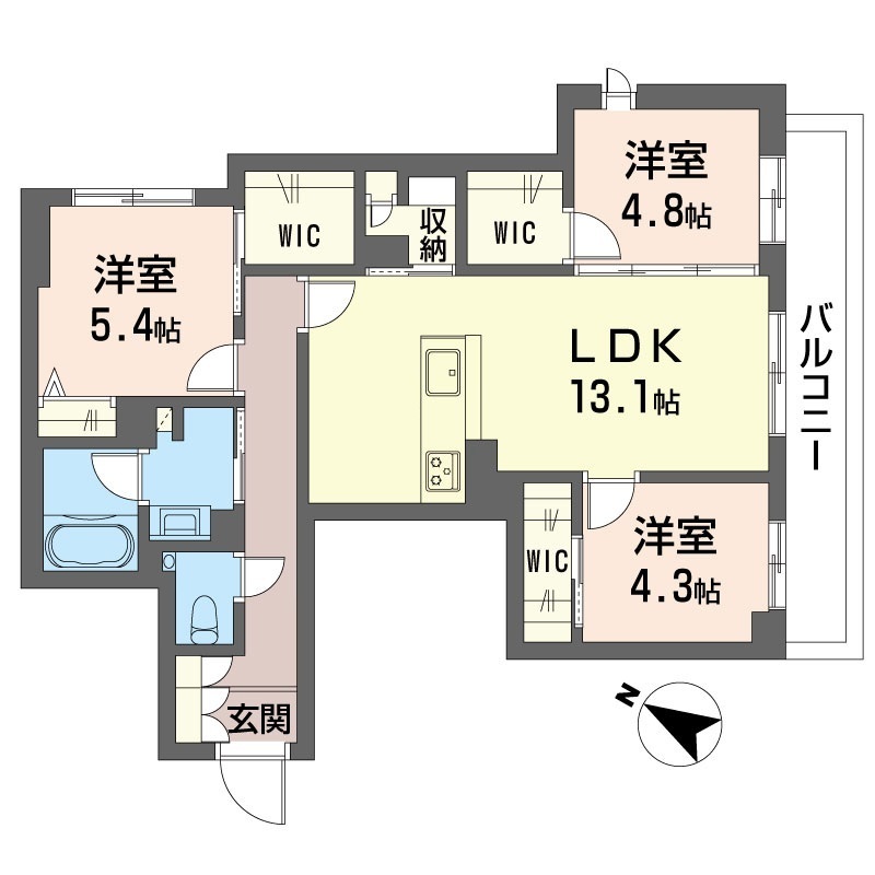 デルフィ淕番館 303号-15