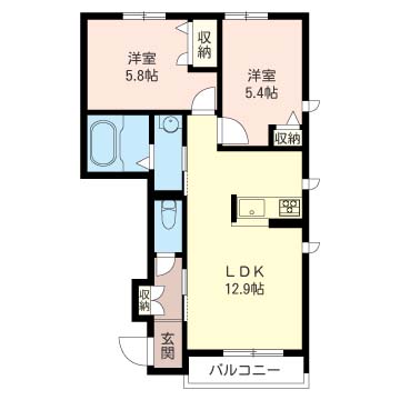 ヴィルドミール 103号-14