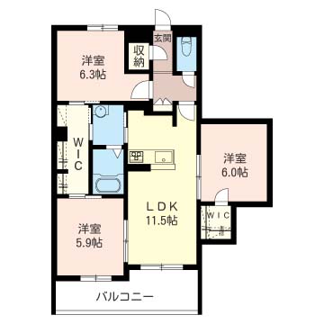 ヴィラ　リッツ　Ⅱ202-2